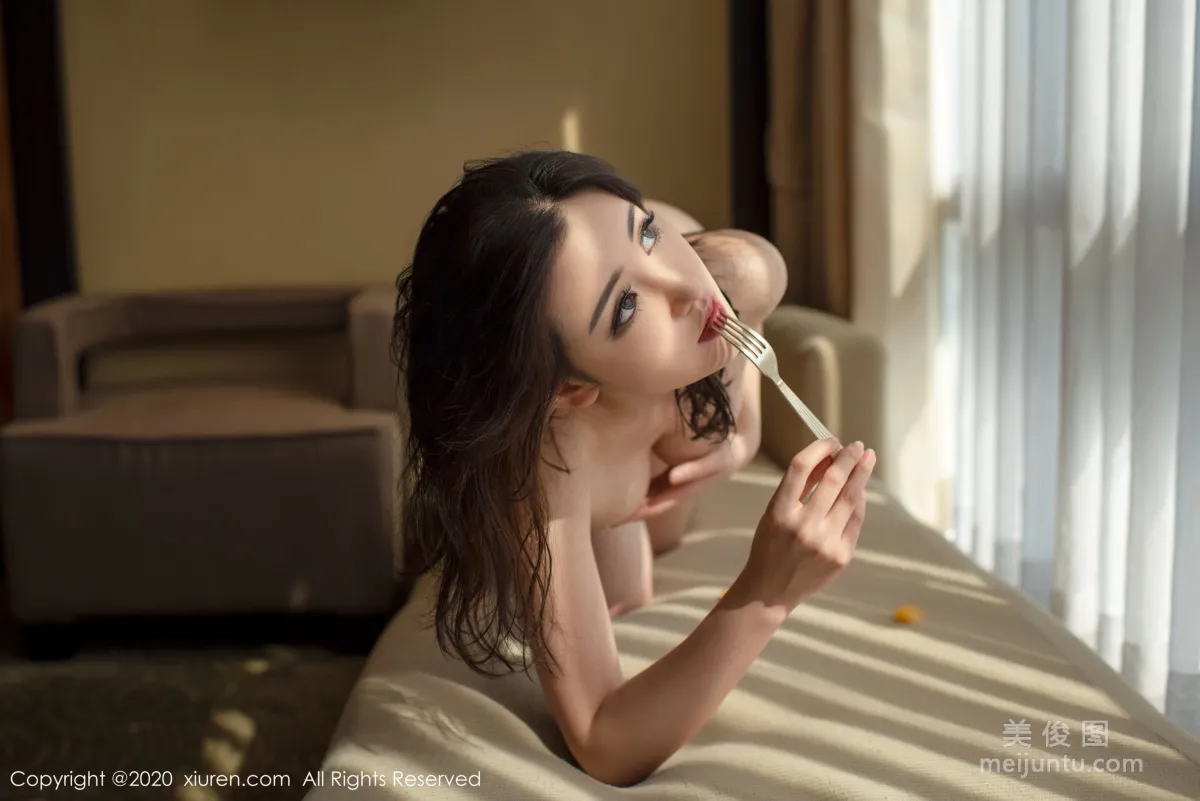 [XiuRen] No.2126 Shen Mengyao, Orange Body Photo Set photo 35