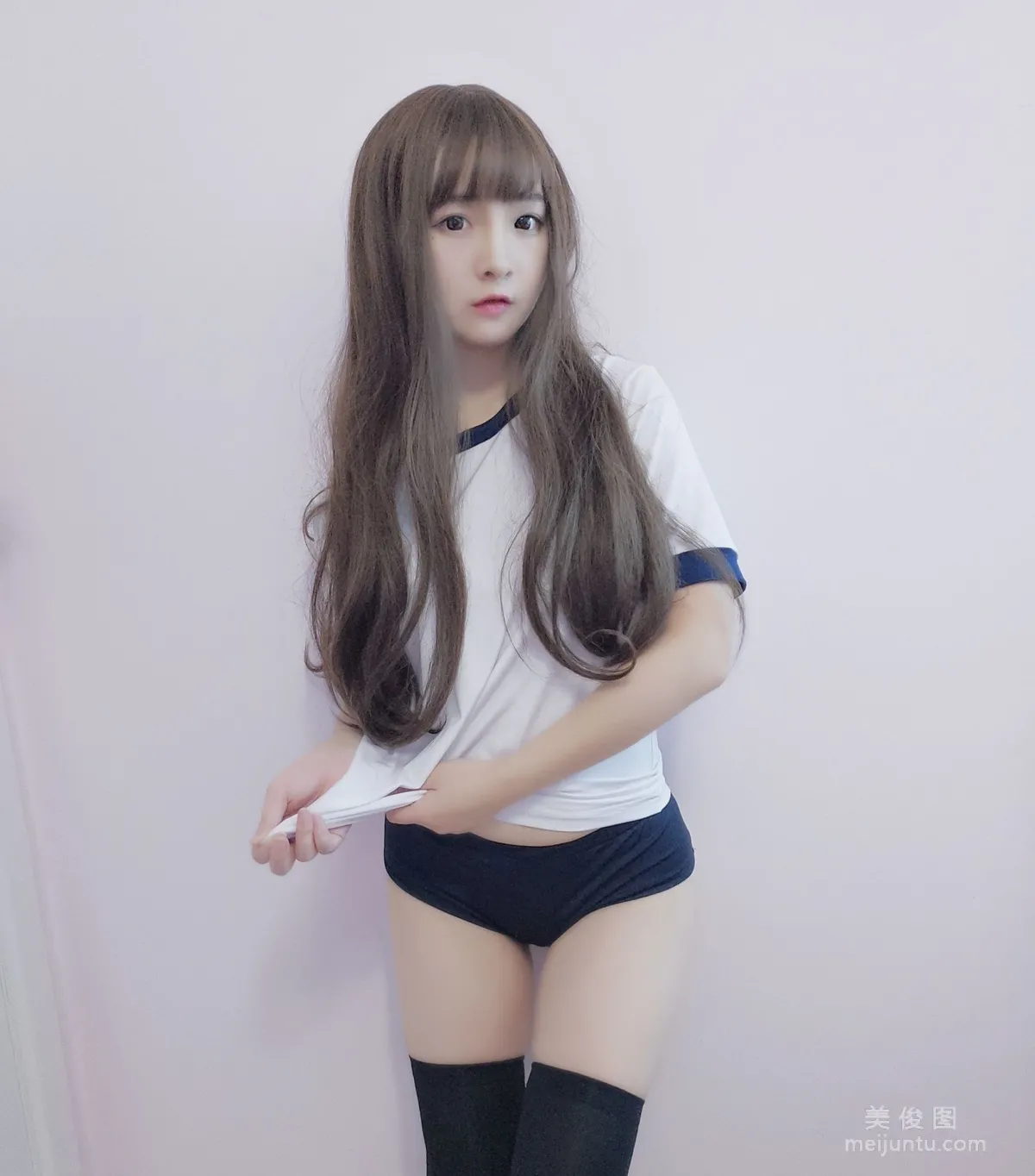 [Web Celebrity Coser] Guchuan kagura, Gymnastics Uniform, Photo Set photo 3