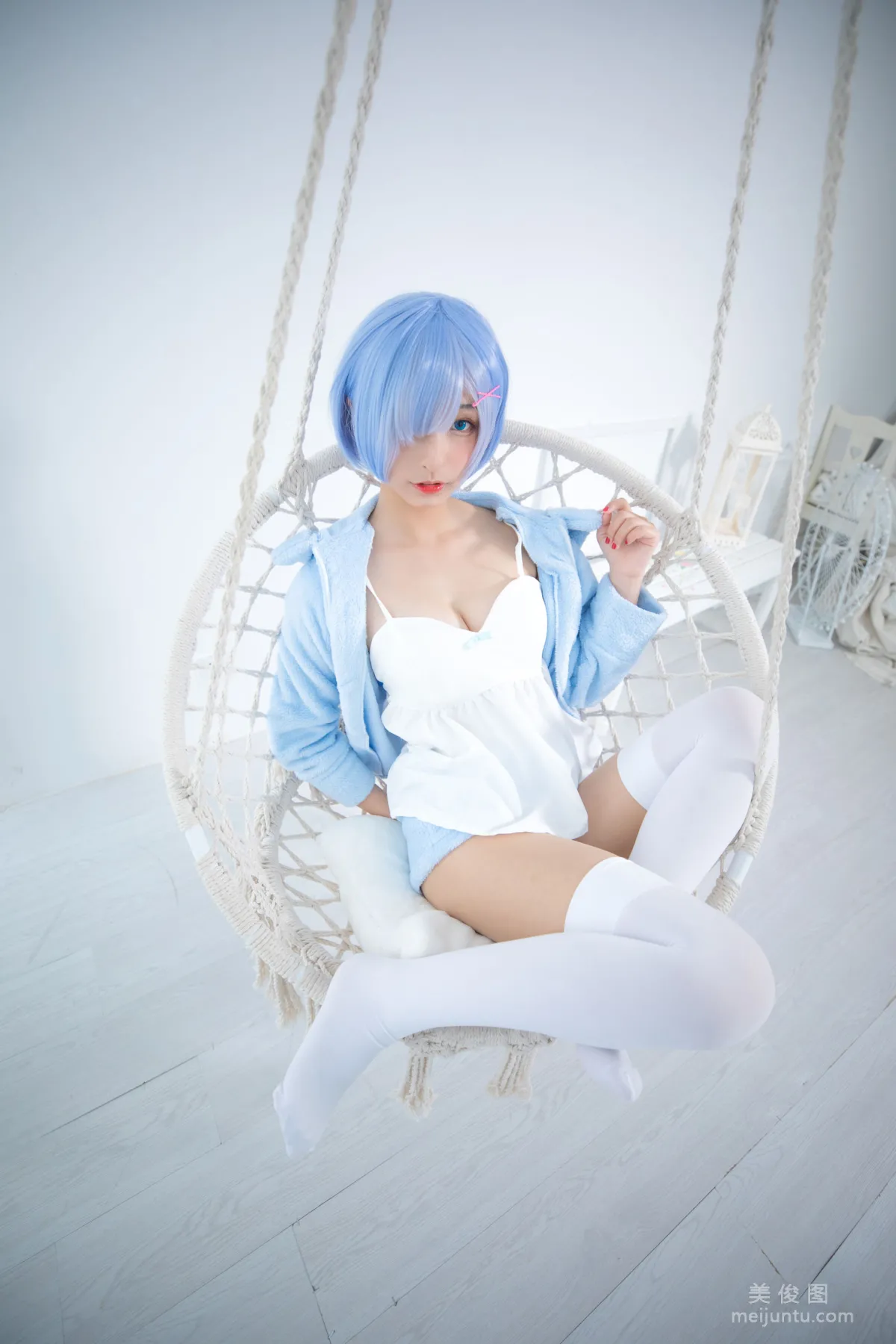 [Web Celebrity Coser] Guchuan kagura 'Rem' Photo Set photo 30