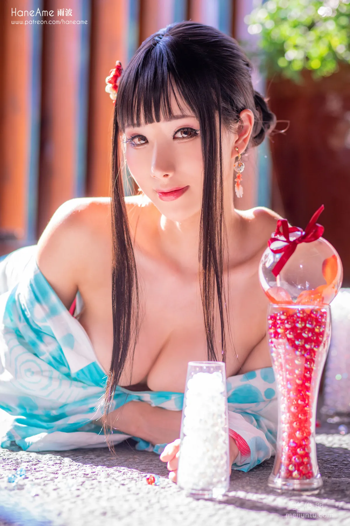 [Web Idols Coser Beauty] Yubo HaneAme, Hot Spring Photo Set photo 41
