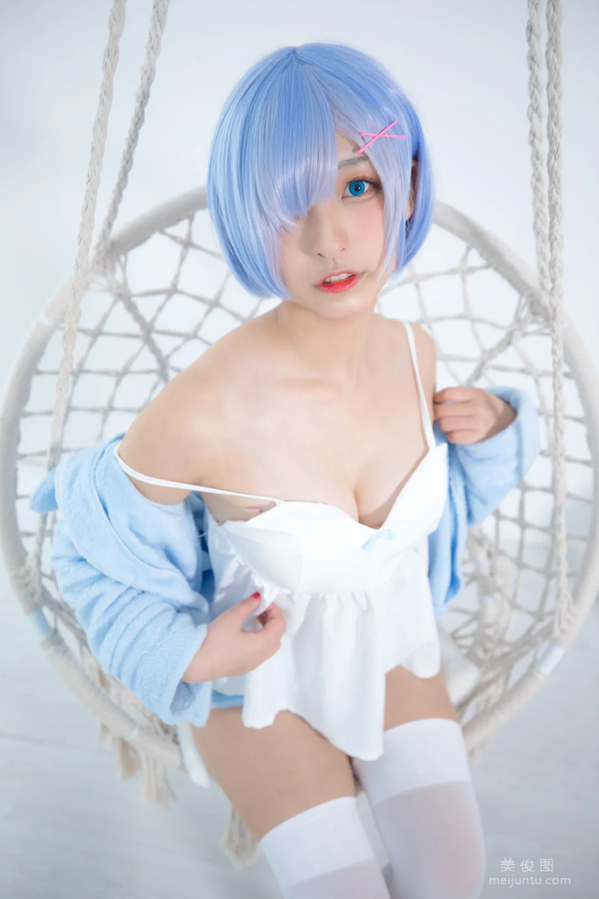 [Web Celebrity Coser] Guchuan kagura 'Rem' Photo Set photo 25
