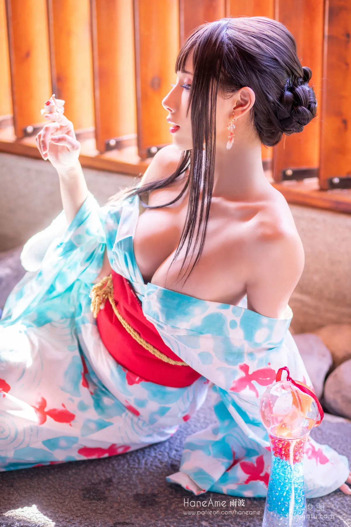 [Web Idols Coser Beauty] Yubo HaneAme, Hot Spring Photo Set photo 30
