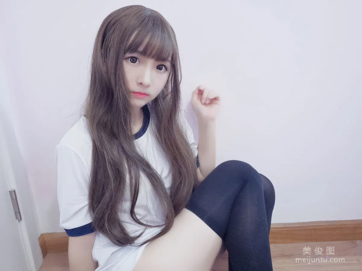 [Web Celebrity Coser] Guchuan kagura, Gymnastics Uniform, Photo Set photo 8