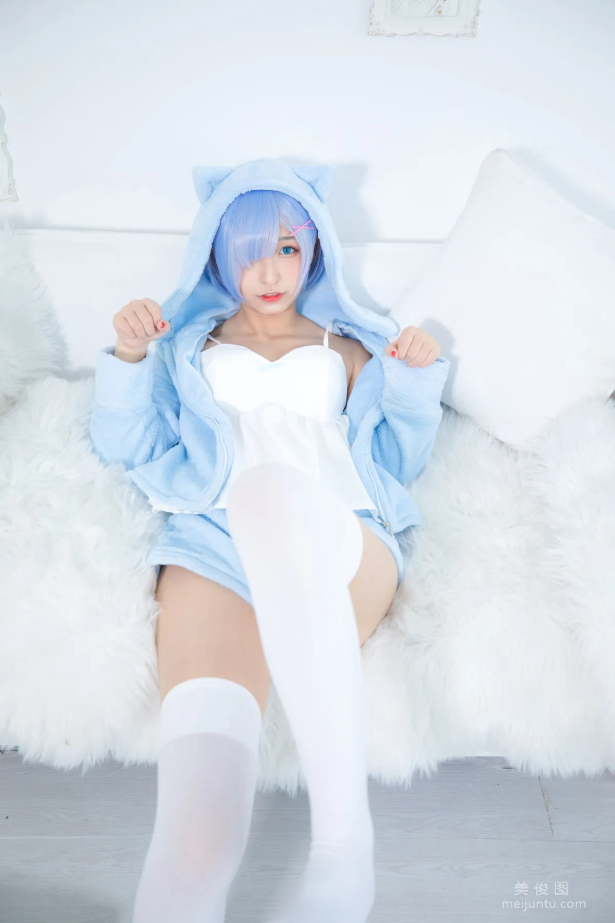 [Web Celebrity Coser] Guchuan kagura 'Rem' Photo Set photo 11
