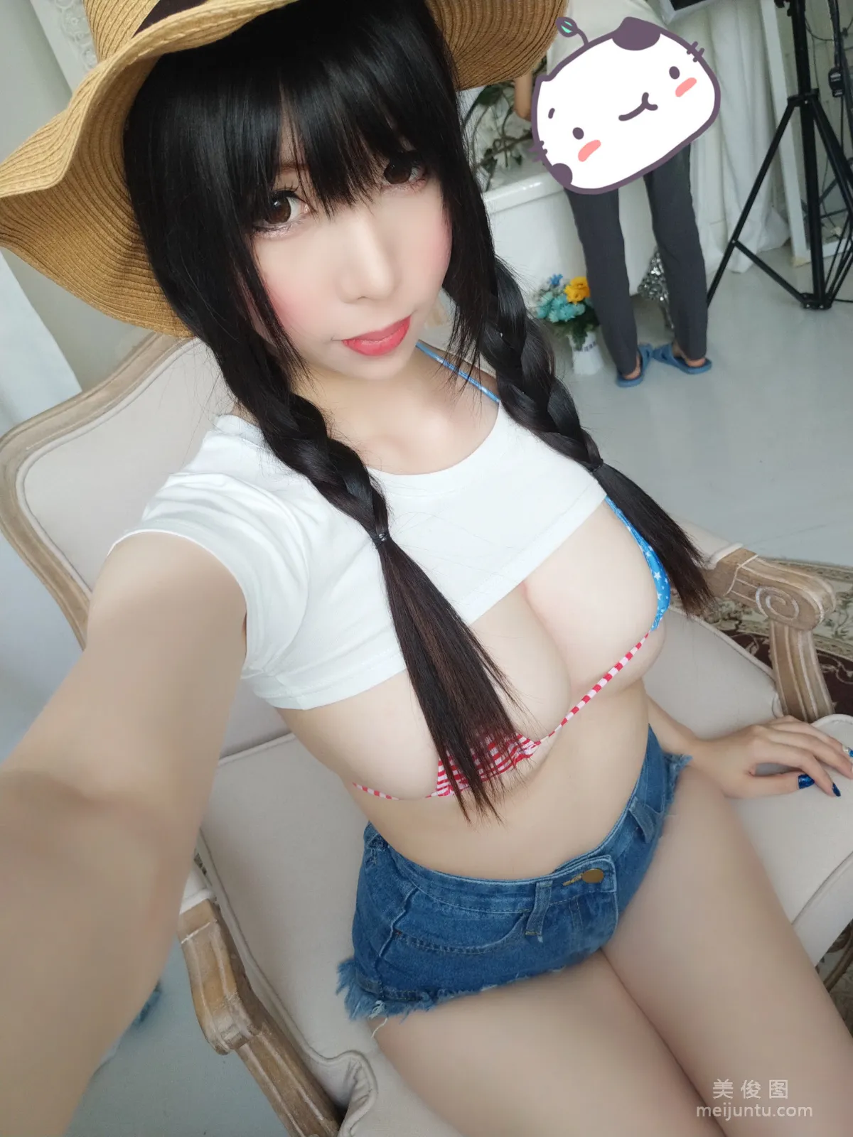 二次元美女鹿野希 《牛仔女郎》 写真集4