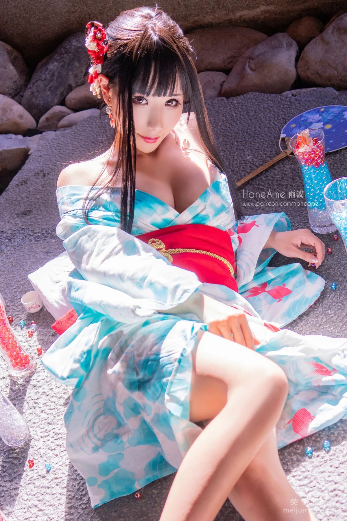 [Web Idols Coser Beauty] Yubo HaneAme, Hot Spring Photo Set photo 44