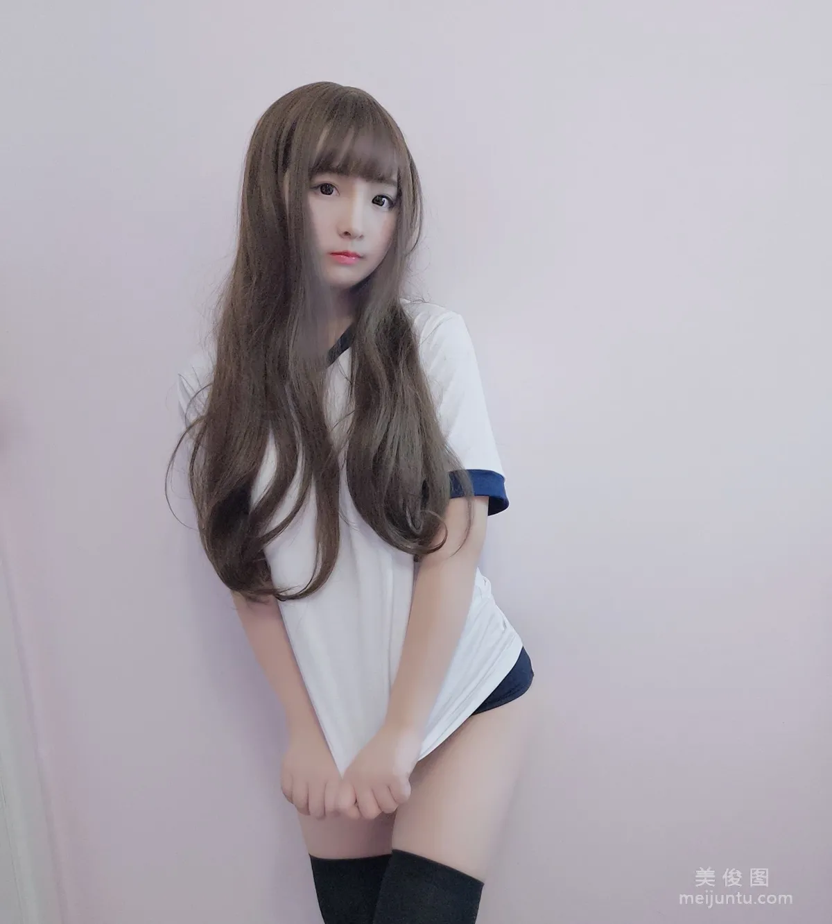 [Web Celebrity Coser] Guchuan kagura, Gymnastics Uniform, Photo Set photo 4
