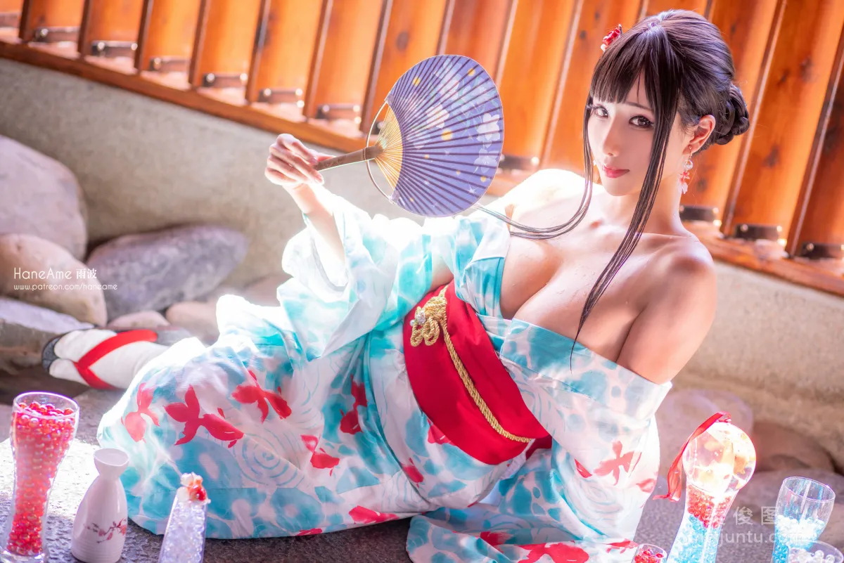 [Web Idols Coser Beauty] Yubo HaneAme, Hot Spring Photo Set photo 31