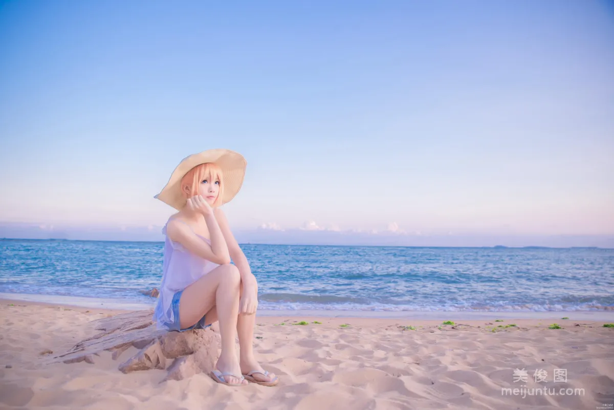 [Web Celebrity Coser] Xingzhi Chichi 'Touken Ranbu Cosplay Urashima Toushirou' Photo Set photo 21