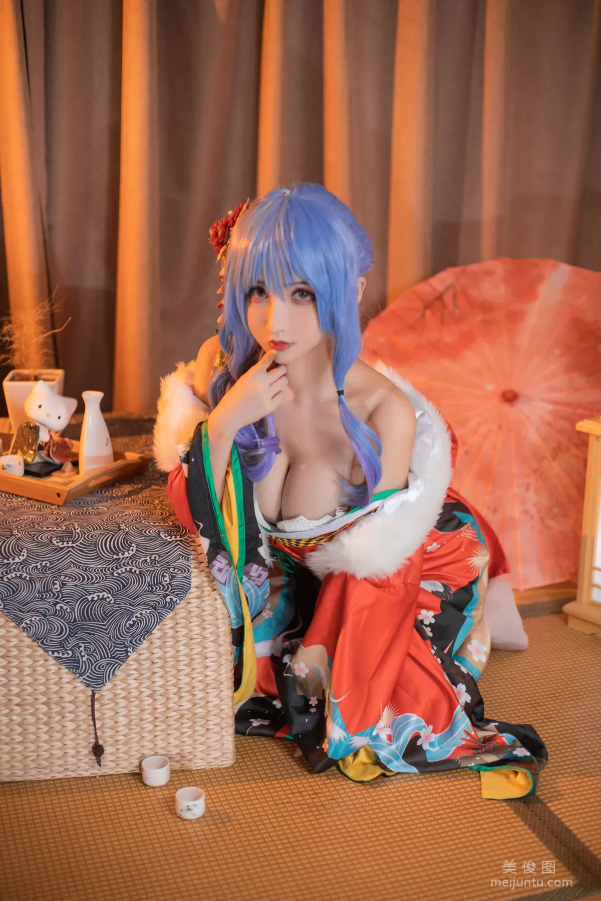 rioko Liang Liangzi, Drinking Under the Snow in St. Louis Photo Set photo 9