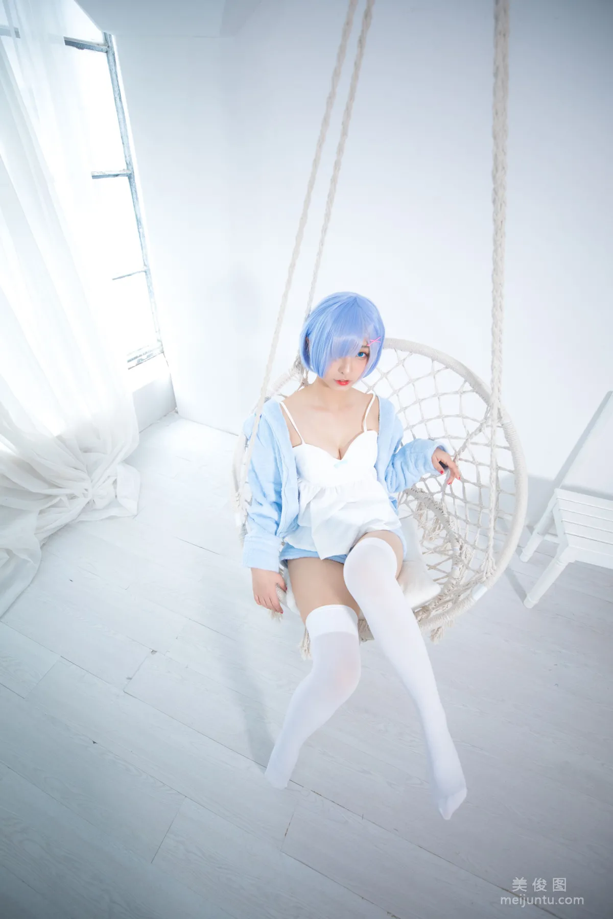 [Web Celebrity Coser] Guchuan kagura 'Rem' Photo Set photo 27