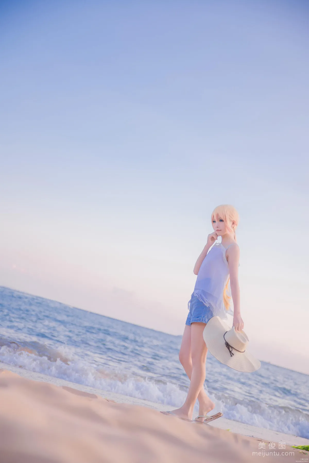 [网红Coser] 星之迟迟 《刀剑乱舞COS乱藤四郎》 写真集12