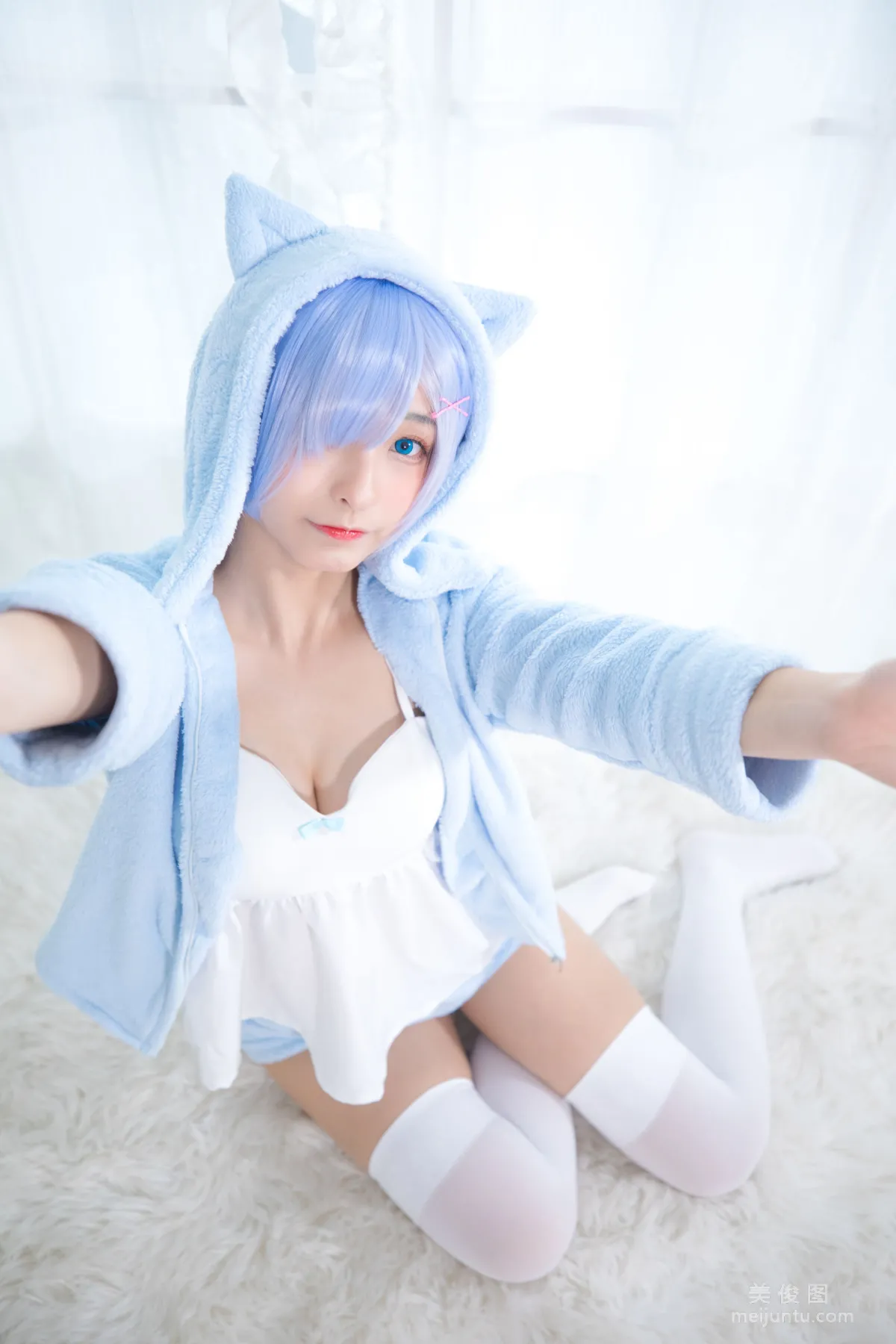 [Web Celebrity Coser] Guchuan kagura 'Rem' Photo Set photo 44