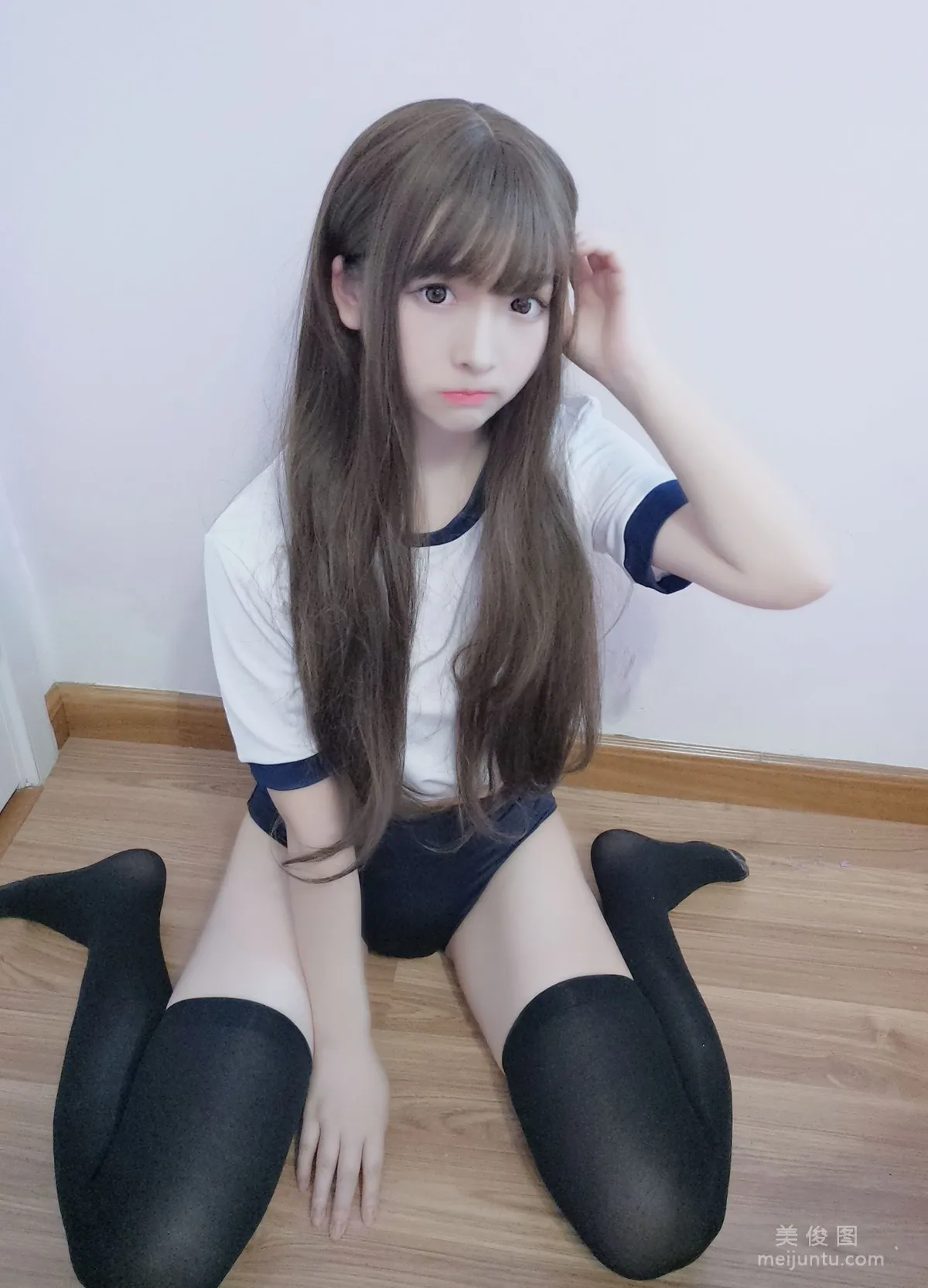 [Web Celebrity Coser] Guchuan kagura, Gymnastics Uniform, Photo Set photo 7