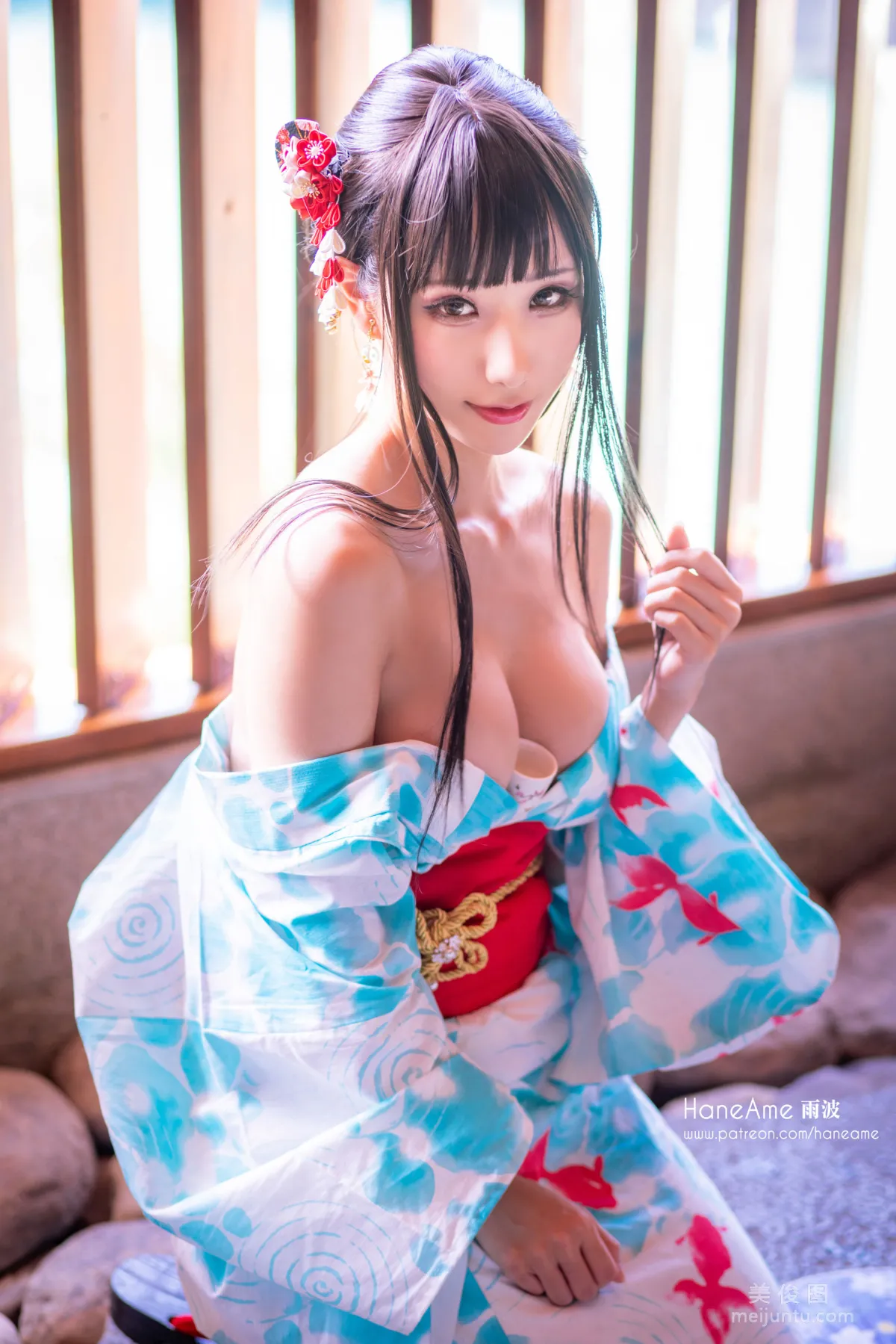 [Web Idols Coser Beauty] Yubo HaneAme, Hot Spring Photo Set photo 27