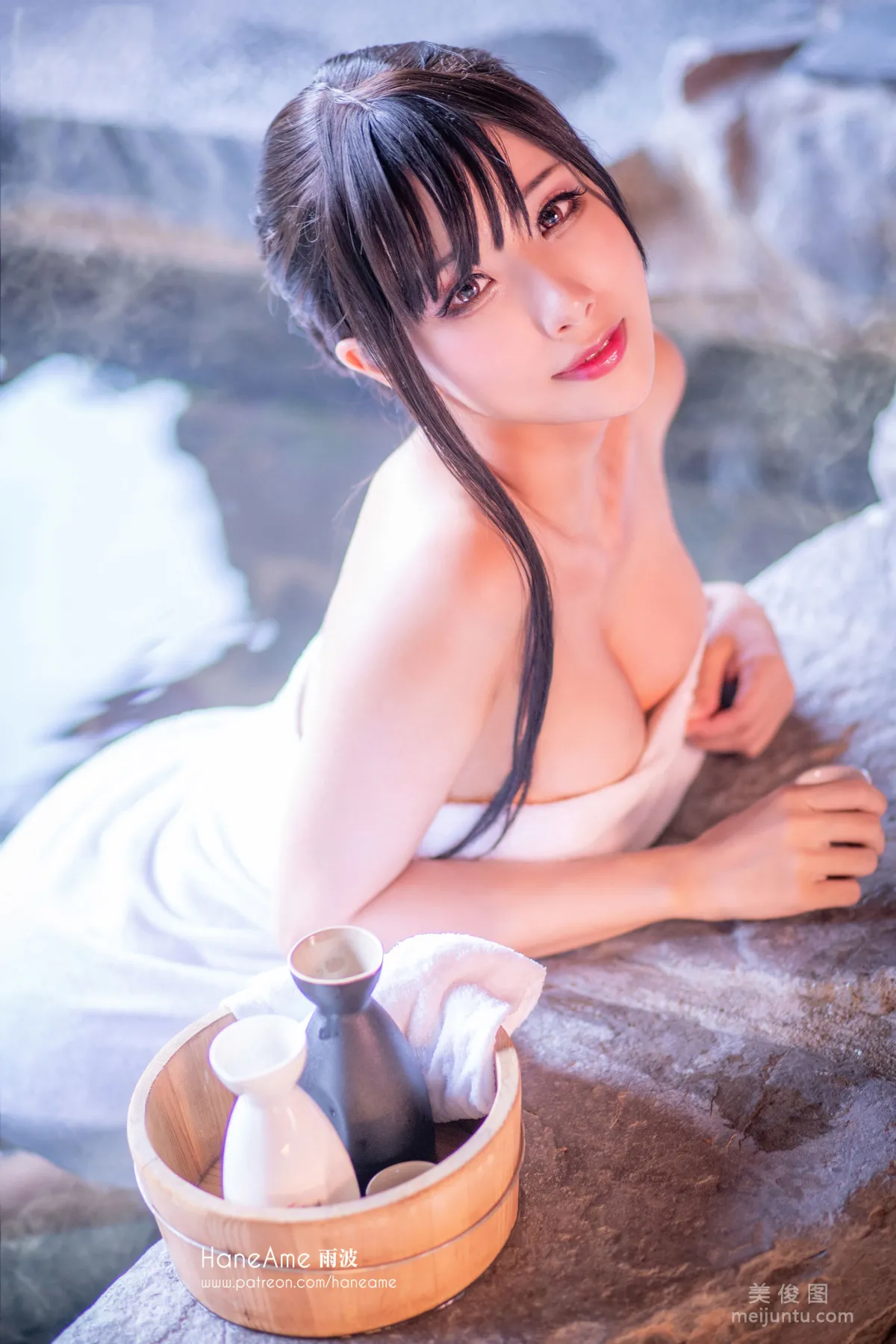[Web Idols Coser Beauty] Yubo HaneAme, Hot Spring Photo Set photo 93
