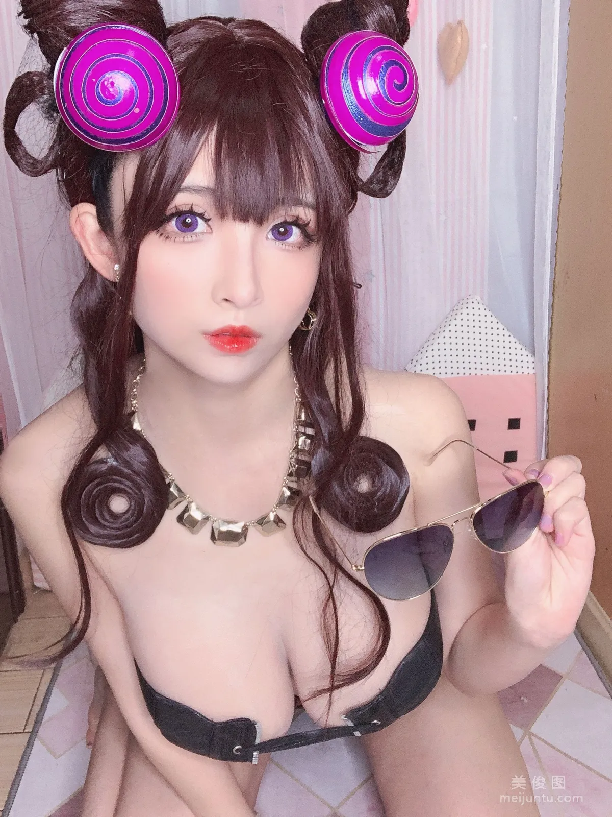 [Web Celebrity Coser] rioko Liang Liangzi, Murasaki Shikibu Swimsuit Photo Set photo 4