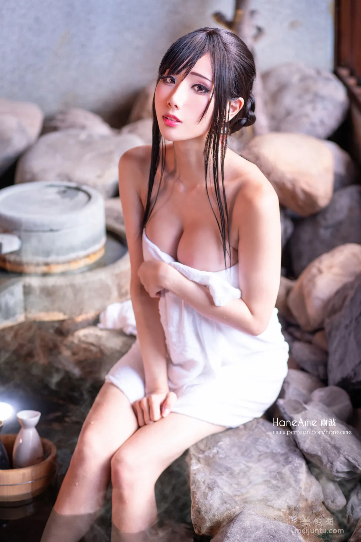 [Web Idols Coser Beauty] Yubo HaneAme, Hot Spring Photo Set photo 86