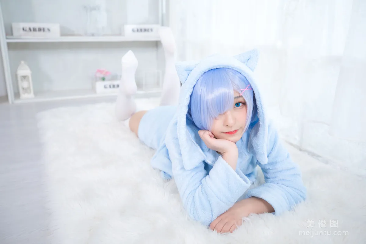 [Web Celebrity Coser] Guchuan kagura 'Rem' Photo Set photo 39