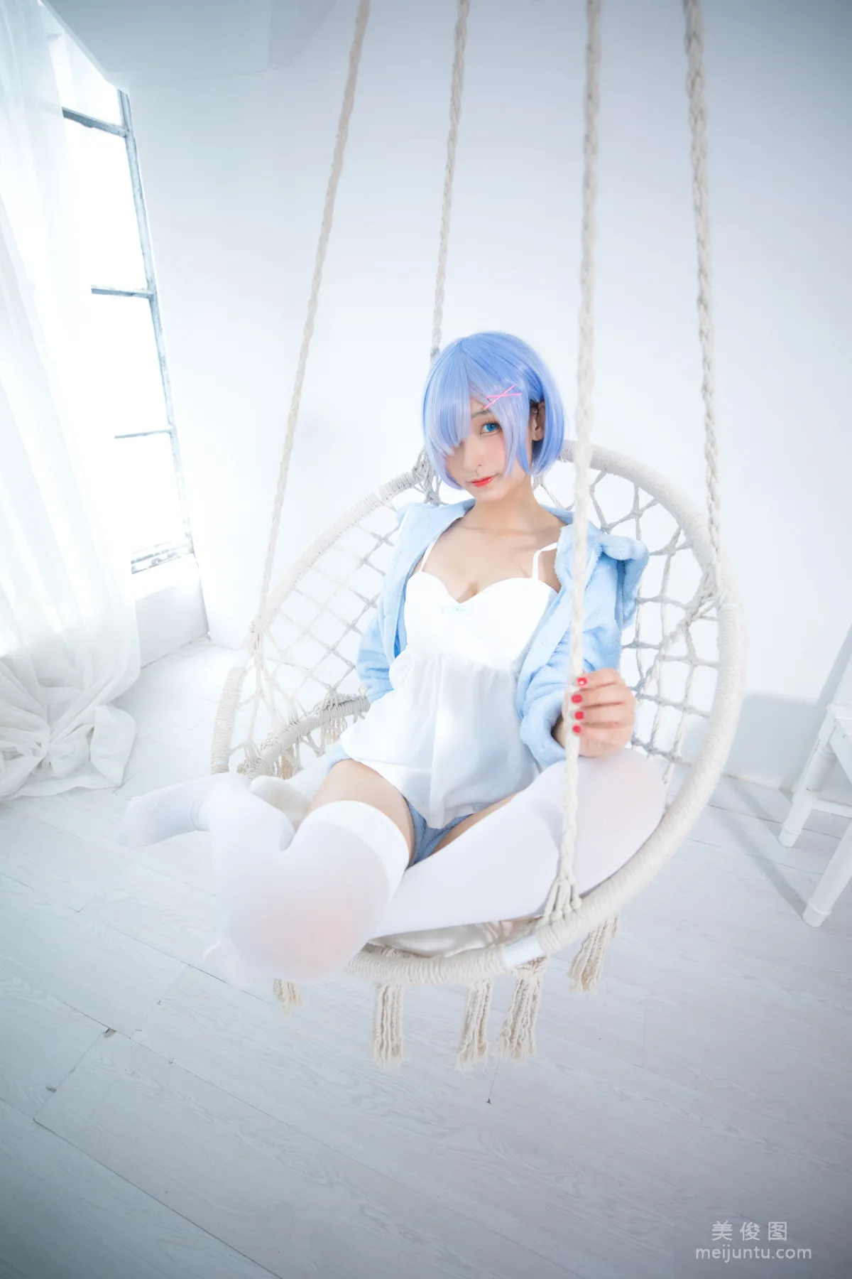 [Web Celebrity Coser] Guchuan kagura 'Rem' Photo Set photo 31