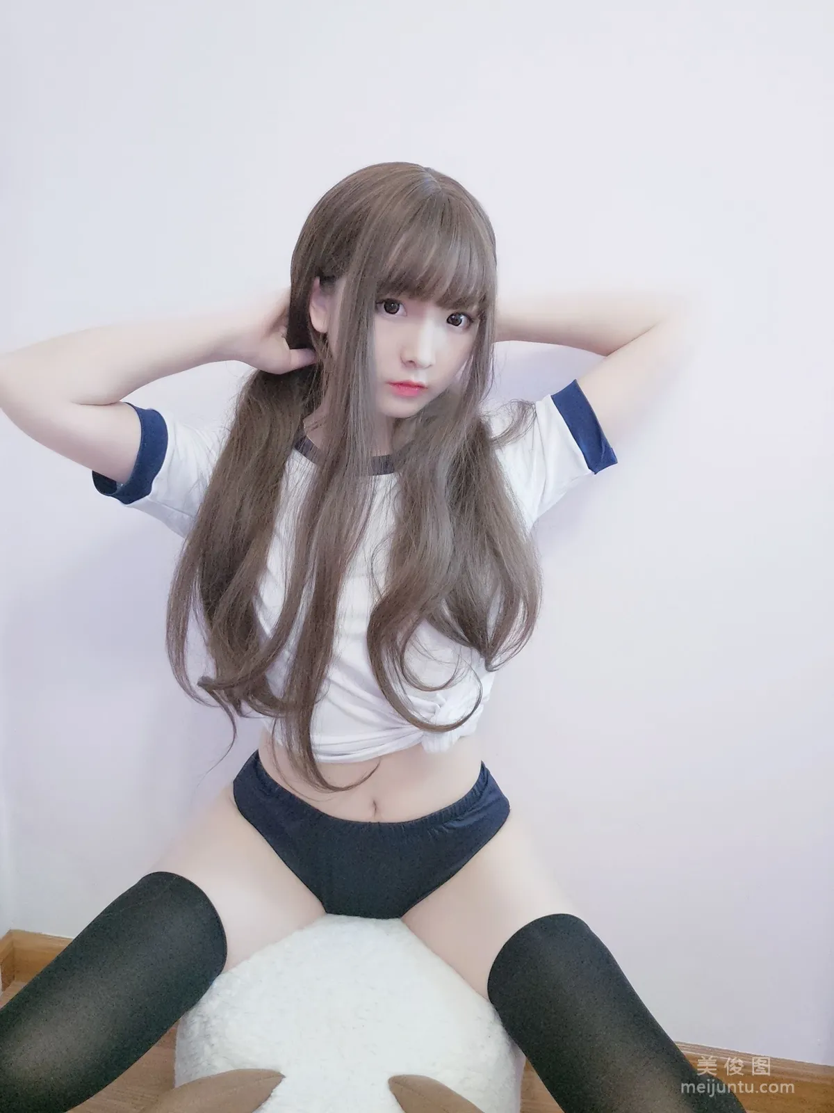[Web Celebrity Coser] Guchuan kagura, Gymnastics Uniform, Photo Set photo 14