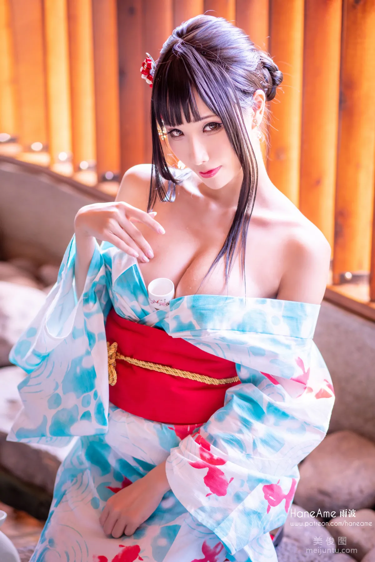 [Web Idols Coser Beauty] Yubo HaneAme, Hot Spring Photo Set photo 29