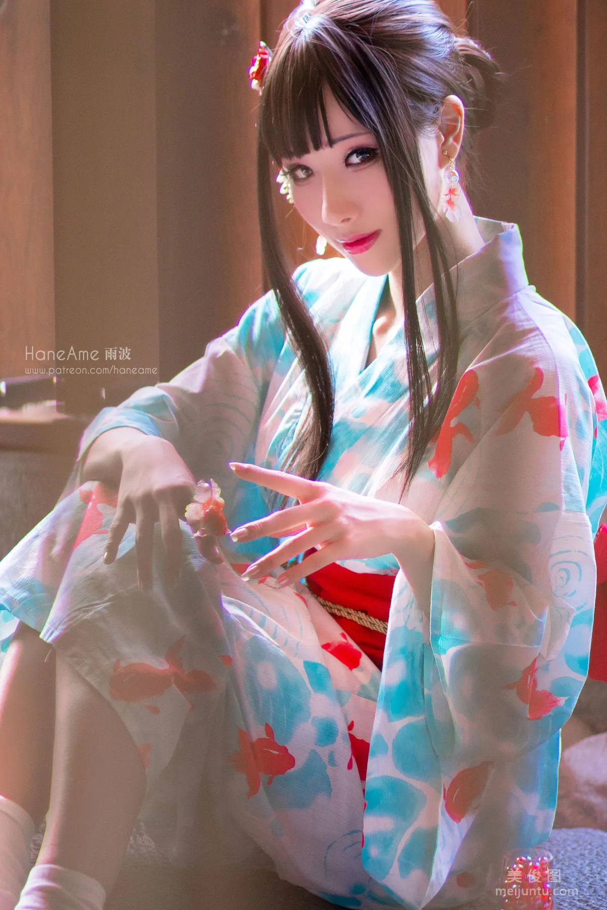 [Web Idols Coser Beauty] Yubo HaneAme, Hot Spring Photo Set photo 21