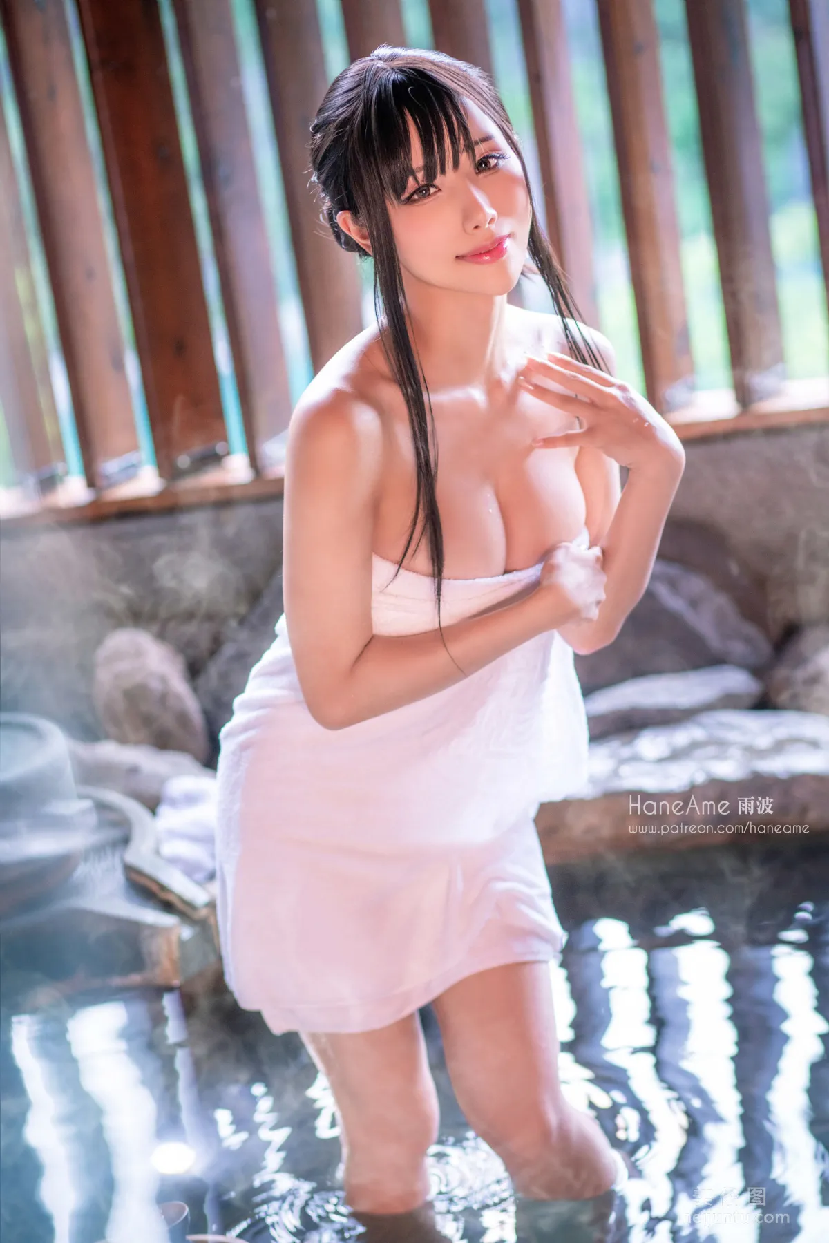 [Web Idols Coser Beauty] Yubo HaneAme, Hot Spring Photo Set photo 89