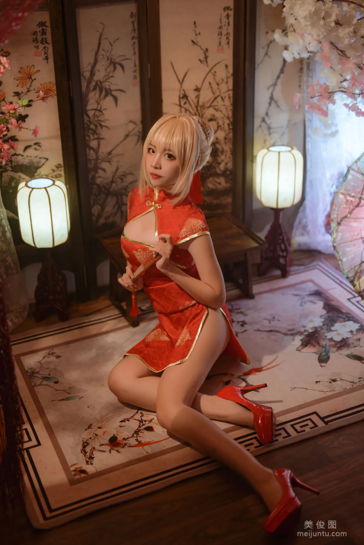 二佐Nisa 《Fate尼禄旗袍》 写真集9
