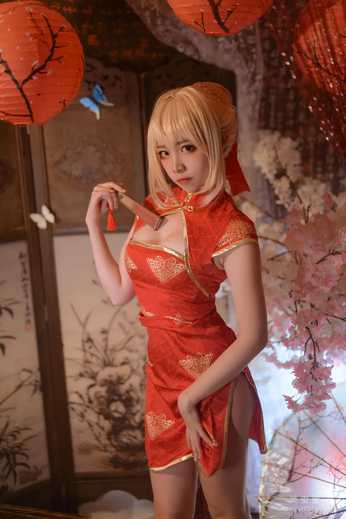 二佐Nisa 《Fate尼禄旗袍》 写真集18