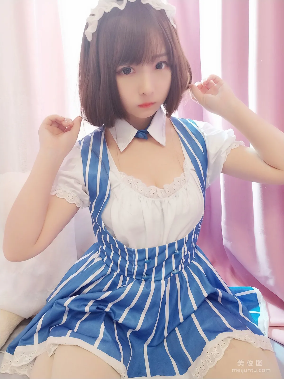 [Web Celebrity Coser] Guchuan kagura, Kato Megumi Maid, Photo Set photo 8
