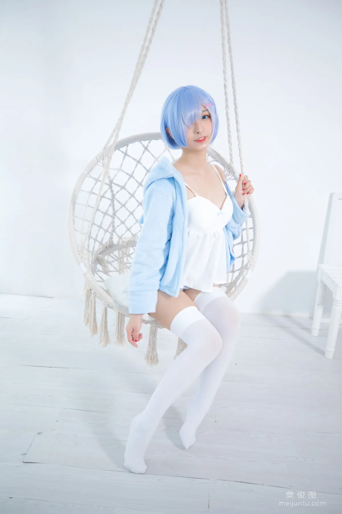 [Web Celebrity Coser] Guchuan kagura 'Rem' Photo Set photo 24