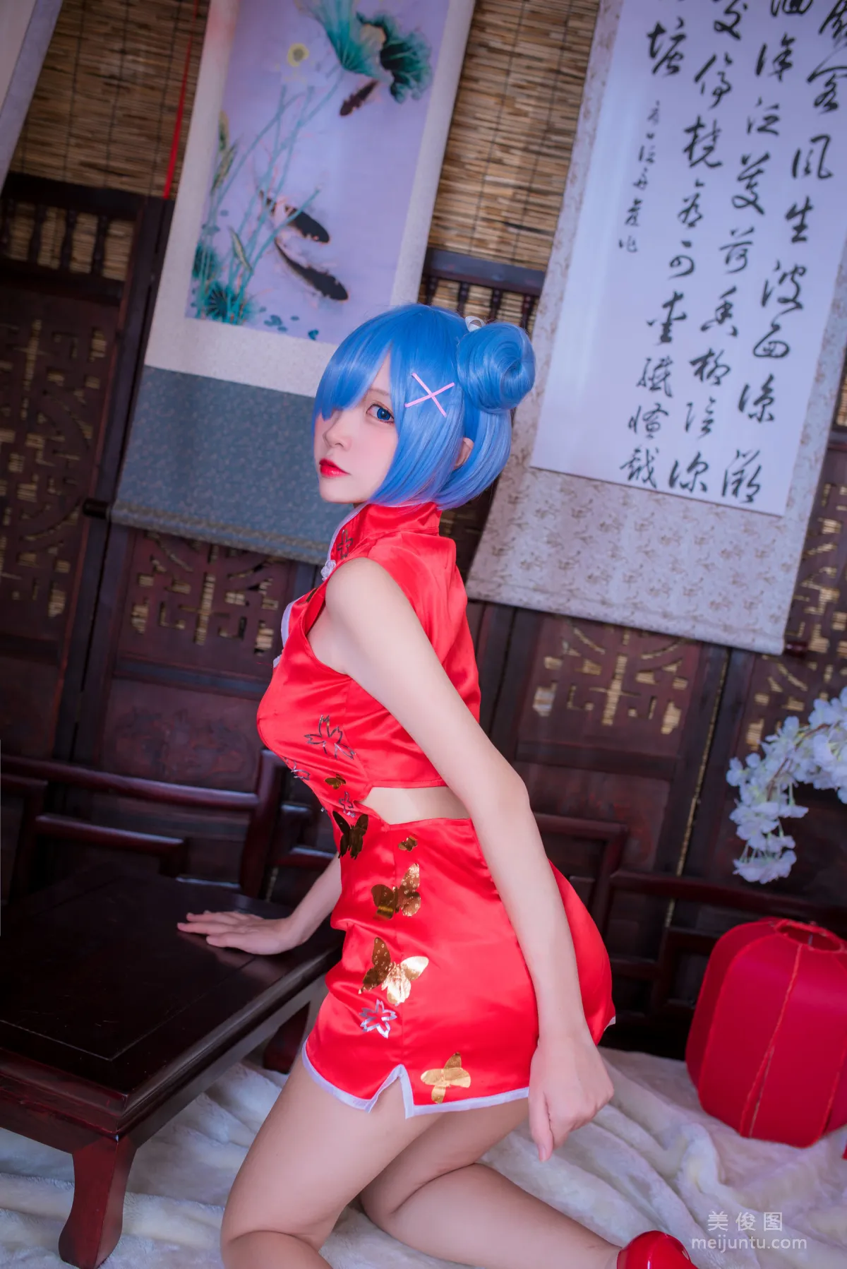 人氣Coser二佐Nisa 《蕾姆旗袍》 寫真集 22