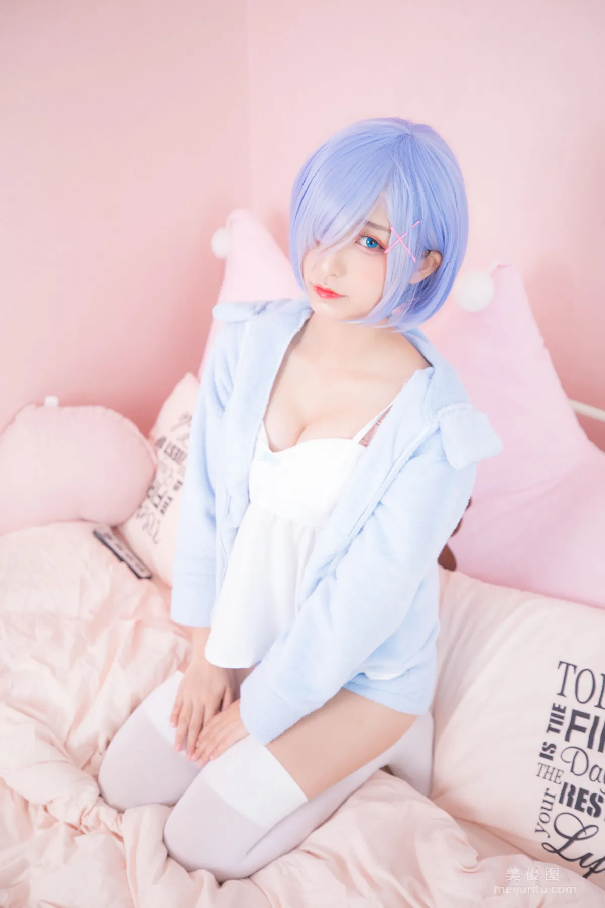 [Web Celebrity Coser] Guchuan kagura 'Rem' Photo Set photo 61