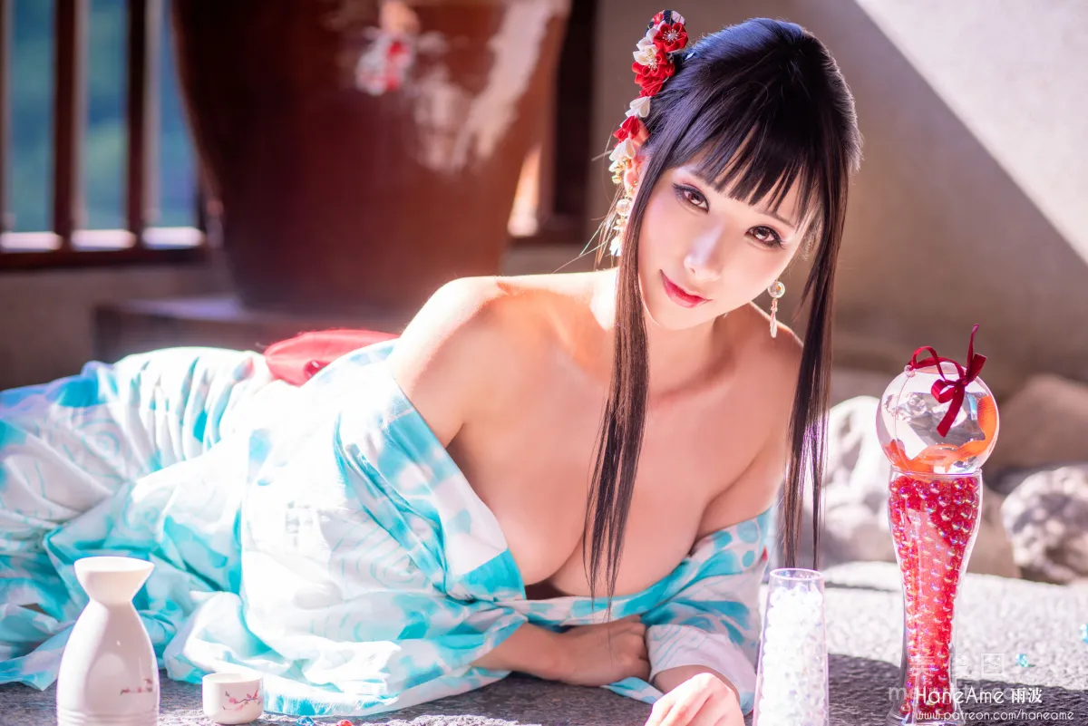 [Web Idols Coser Beauty] Yubo HaneAme, Hot Spring Photo Set photo 39