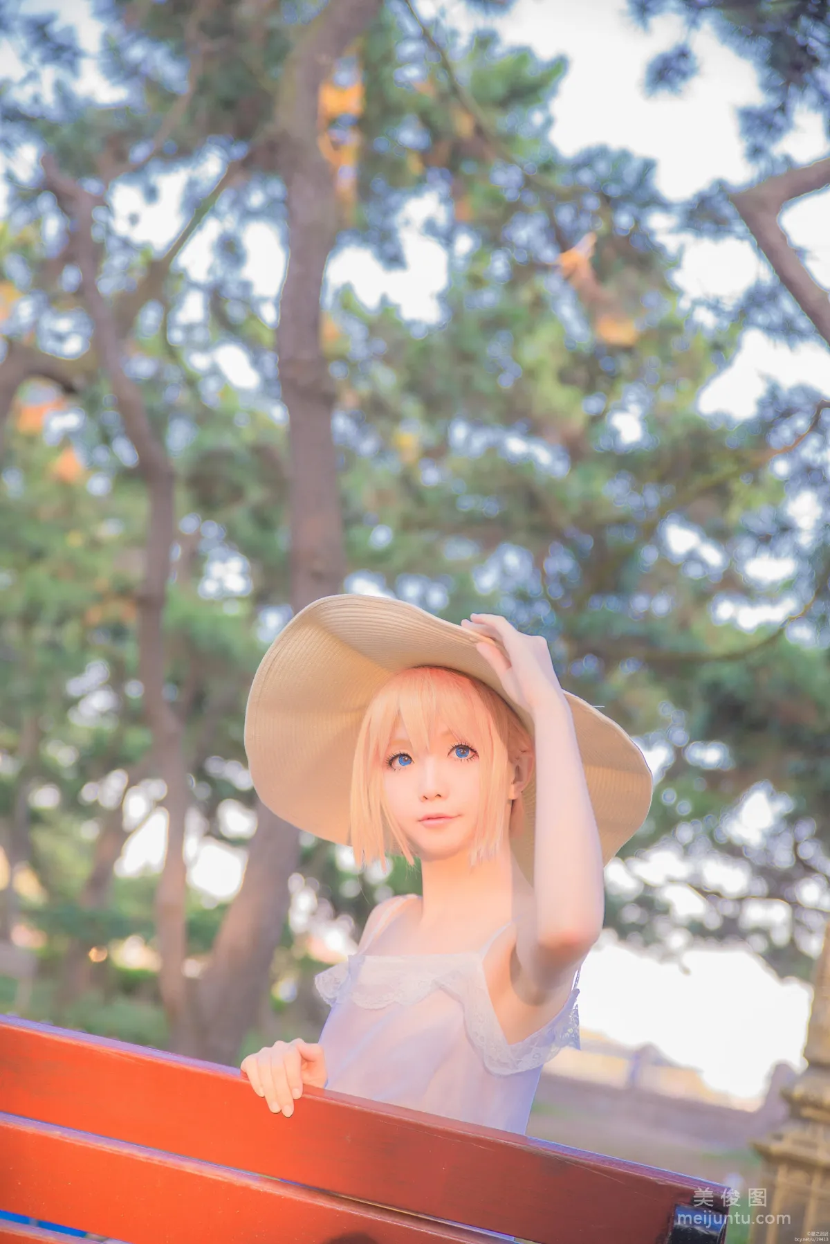 [Web Celebrity Coser] Xingzhi Chichi 'Touken Ranbu Cosplay Urashima Toushirou' Photo Set photo 9