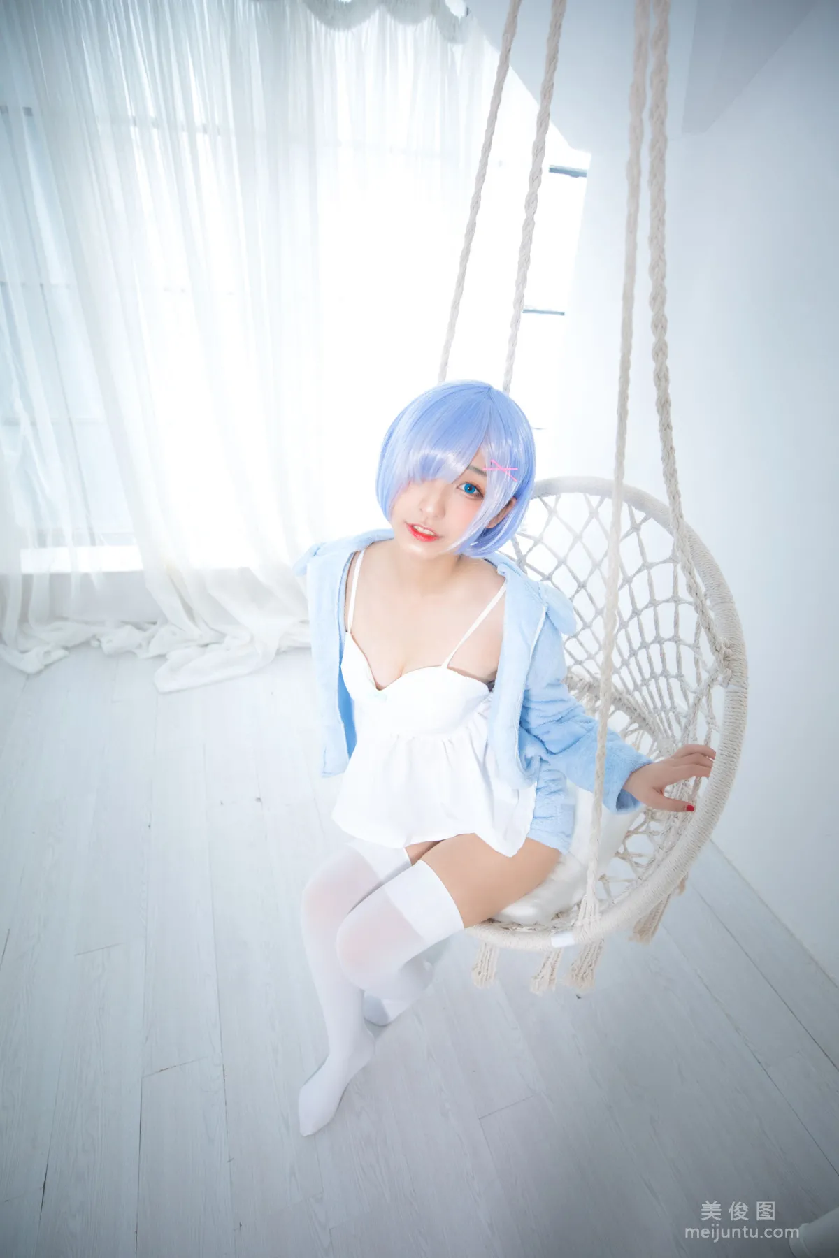 [Web Celebrity Coser] Guchuan kagura 'Rem' Photo Set photo 34