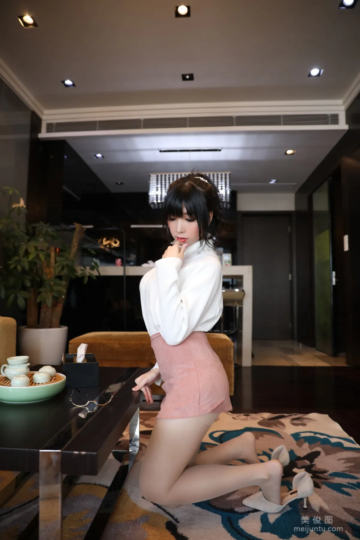 巨乳美女鹿野希 《單馬尾眼鏡娘》 寫真集 7