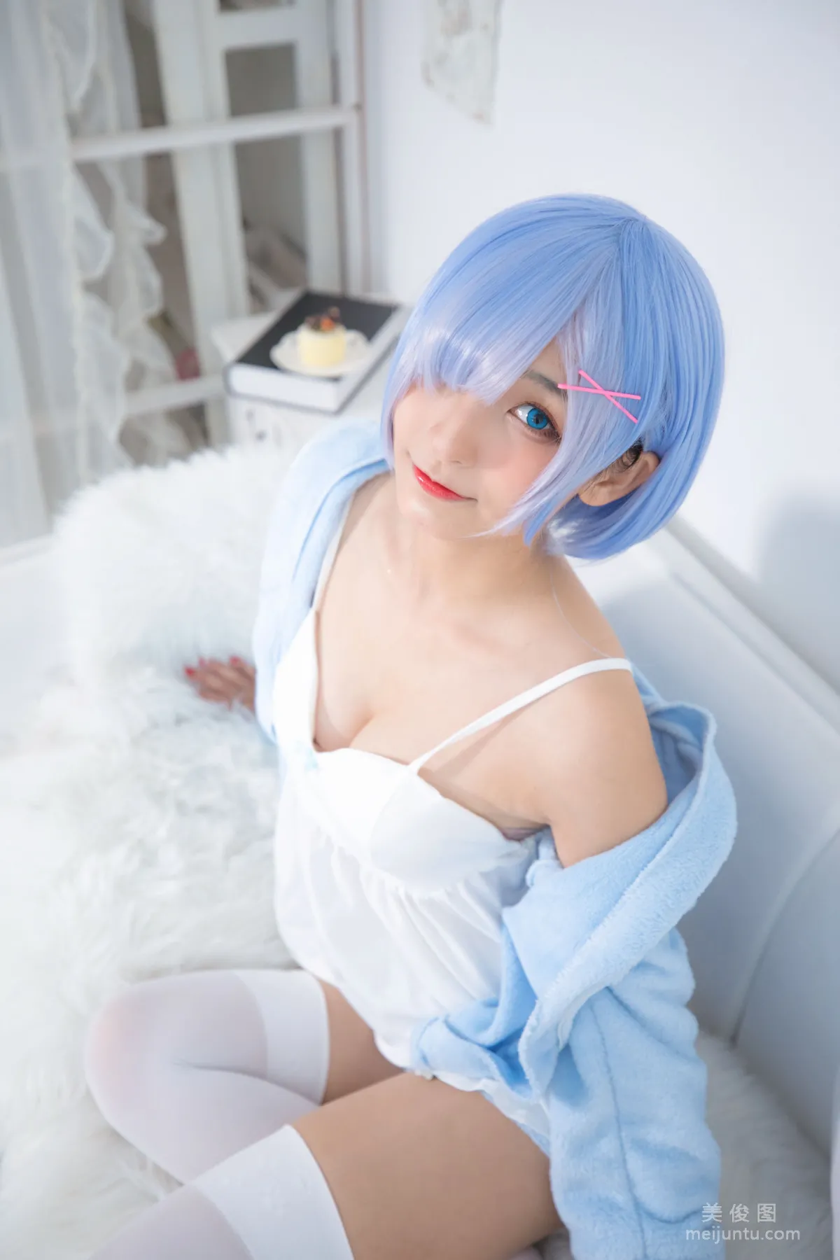 [Web Celebrity Coser] Guchuan kagura 'Rem' Photo Set photo 6