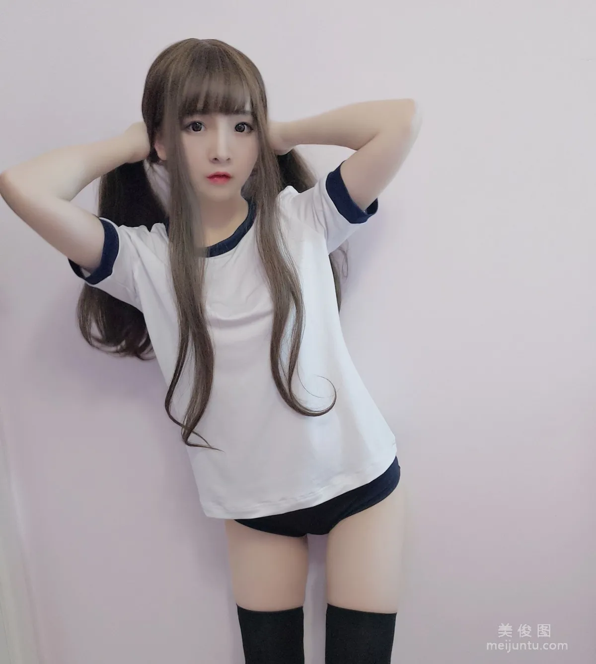 [Web Celebrity Coser] Guchuan kagura, Gymnastics Uniform, Photo Set photo 2