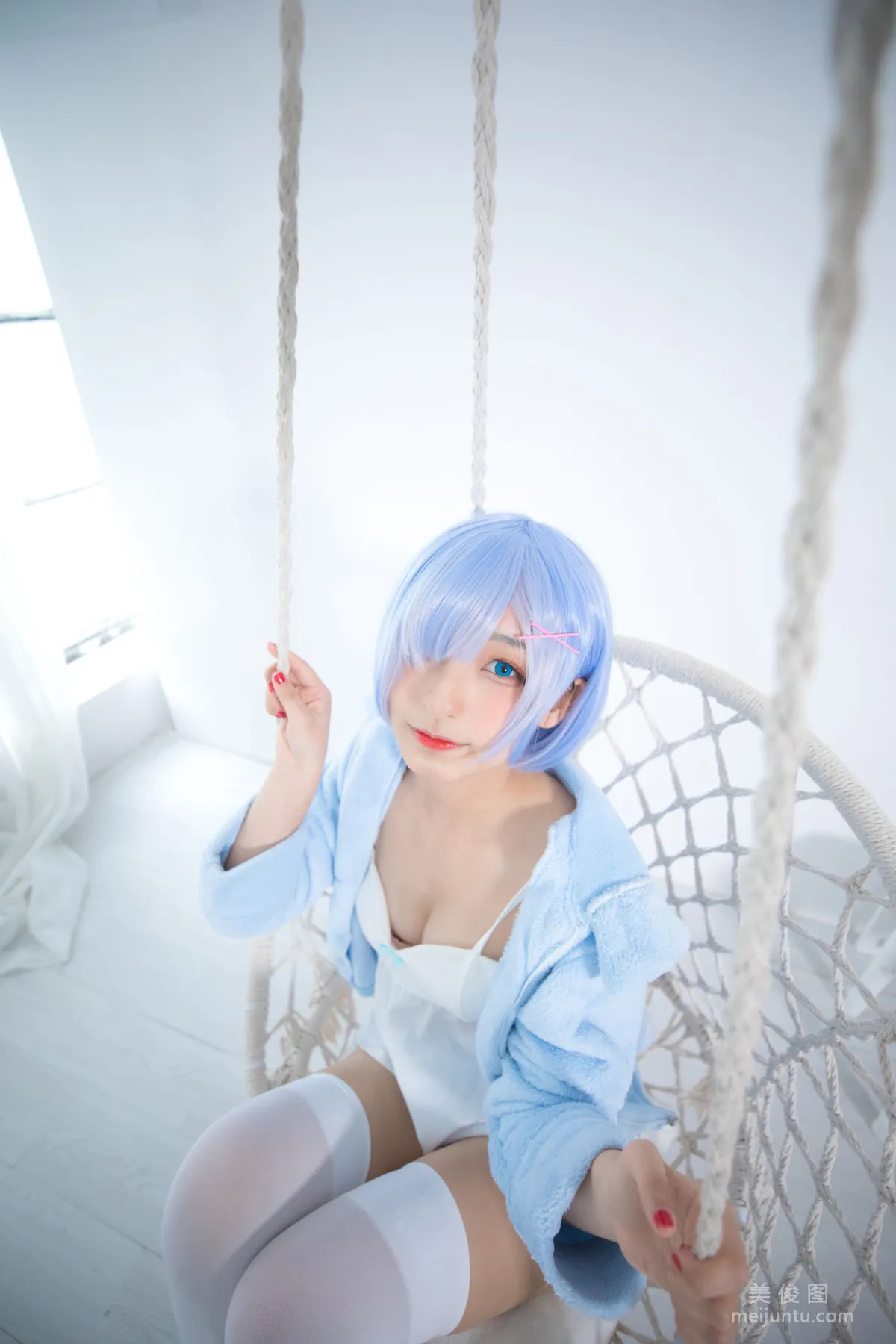 [Web Celebrity Coser] Guchuan kagura 'Rem' Photo Set photo 32