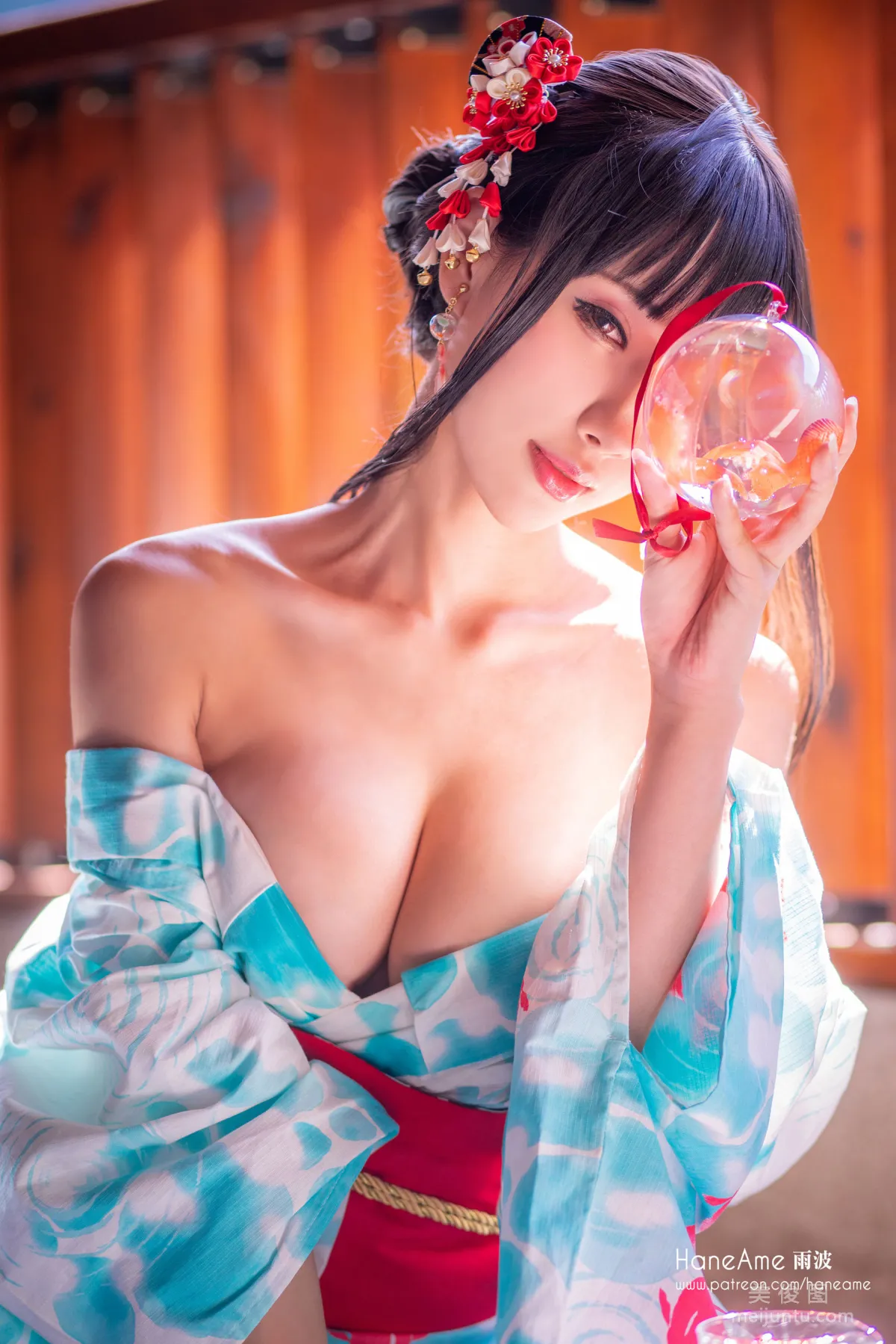 [Web Idols Coser Beauty] Yubo HaneAme, Hot Spring Photo Set photo 34