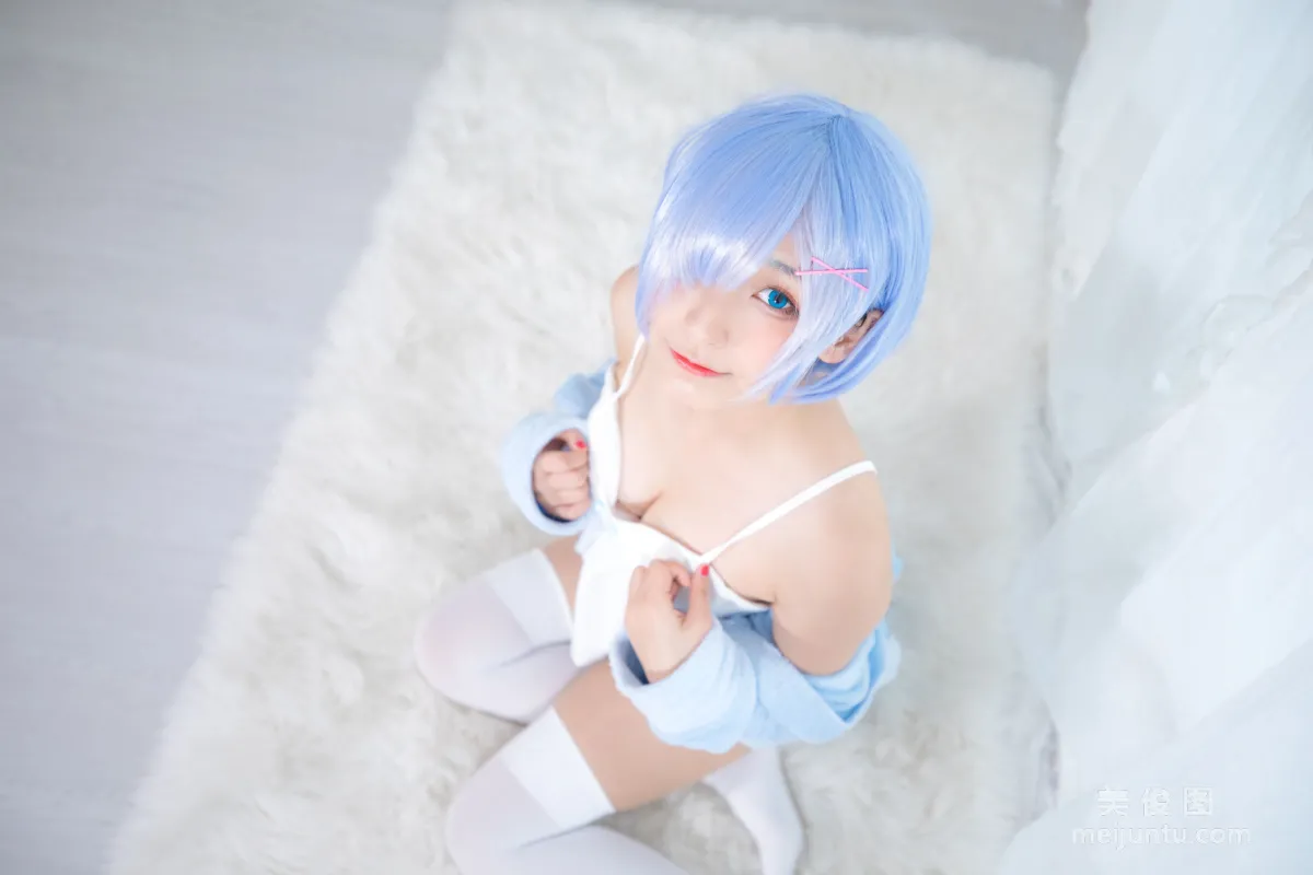 [Web Celebrity Coser] Guchuan kagura 'Rem' Photo Set photo 47