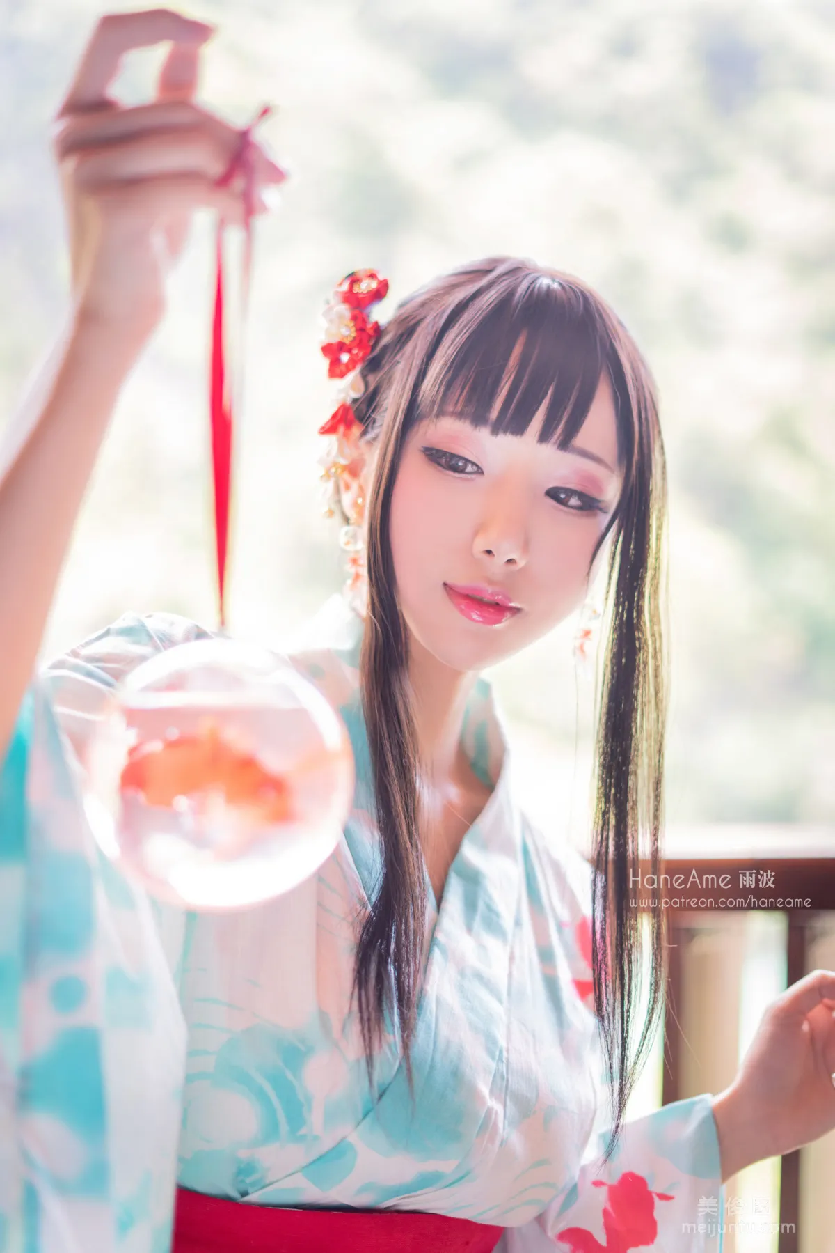 [Web Idols Coser Beauty] Yubo HaneAme, Hot Spring Photo Set photo 5