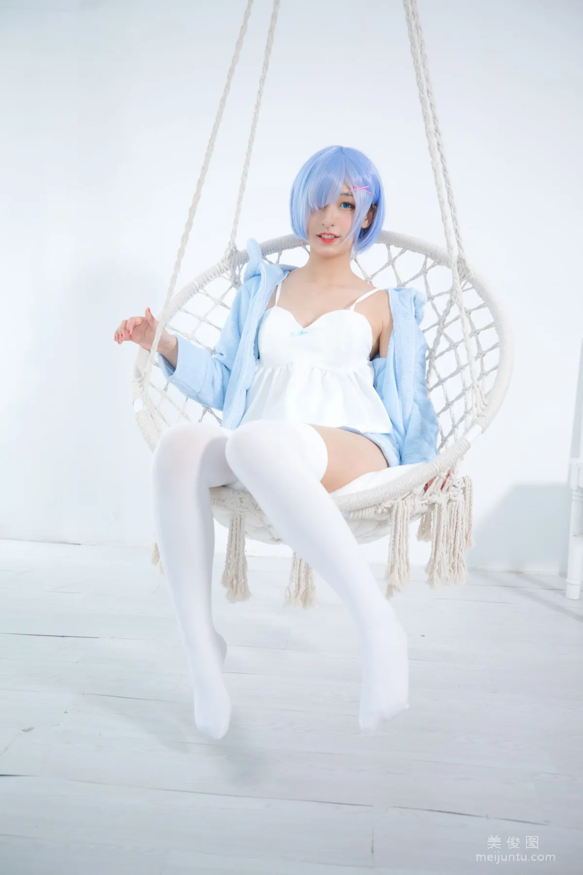 [Web Celebrity Coser] Guchuan kagura 'Rem' Photo Set photo 23