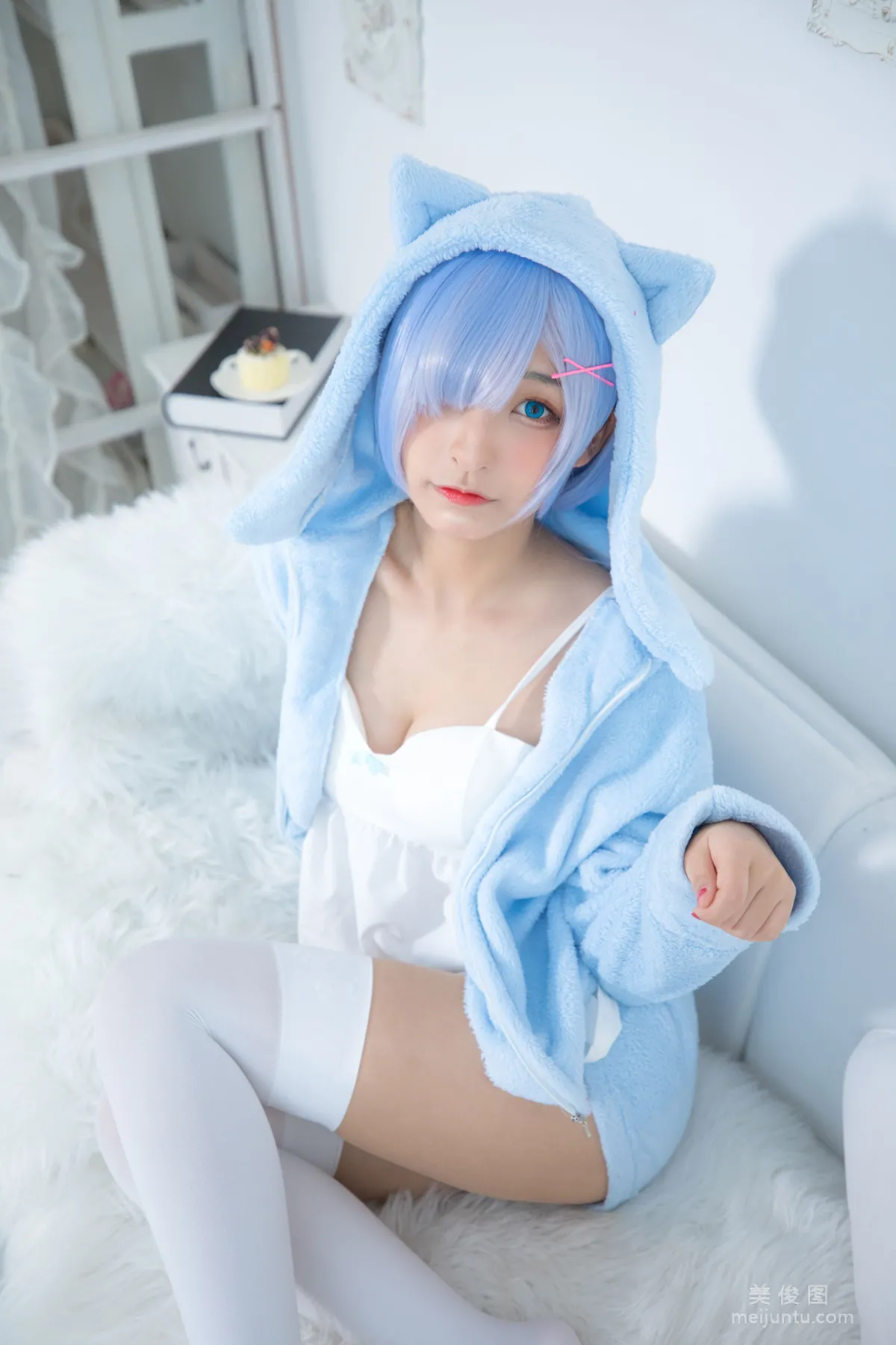 [Web Celebrity Coser] Guchuan kagura 'Rem' Photo Set photo 8