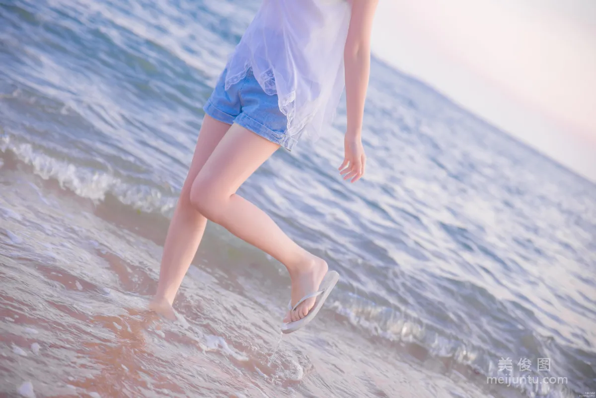 [Web Celebrity Coser] Xingzhi Chichi 'Touken Ranbu Cosplay Urashima Toushirou' Photo Set photo 17