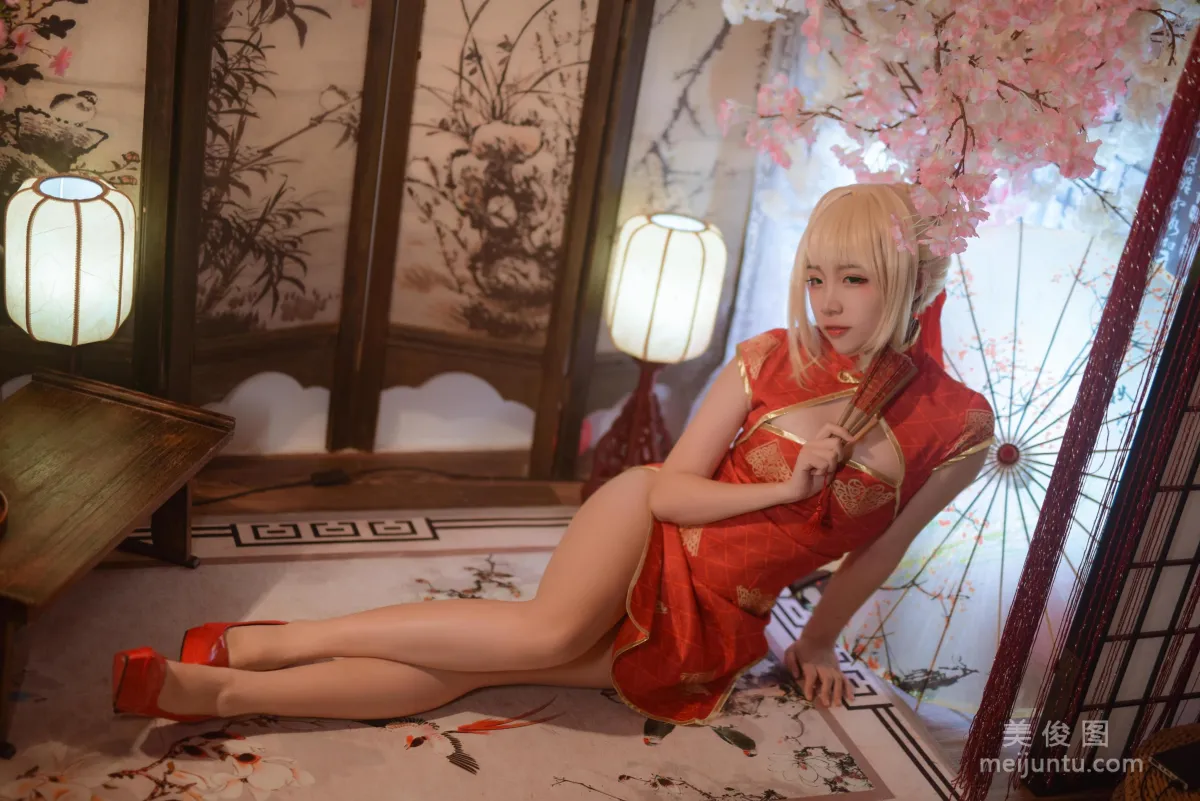二佐Nisa 《Fate尼禄旗袍》 写真集14
