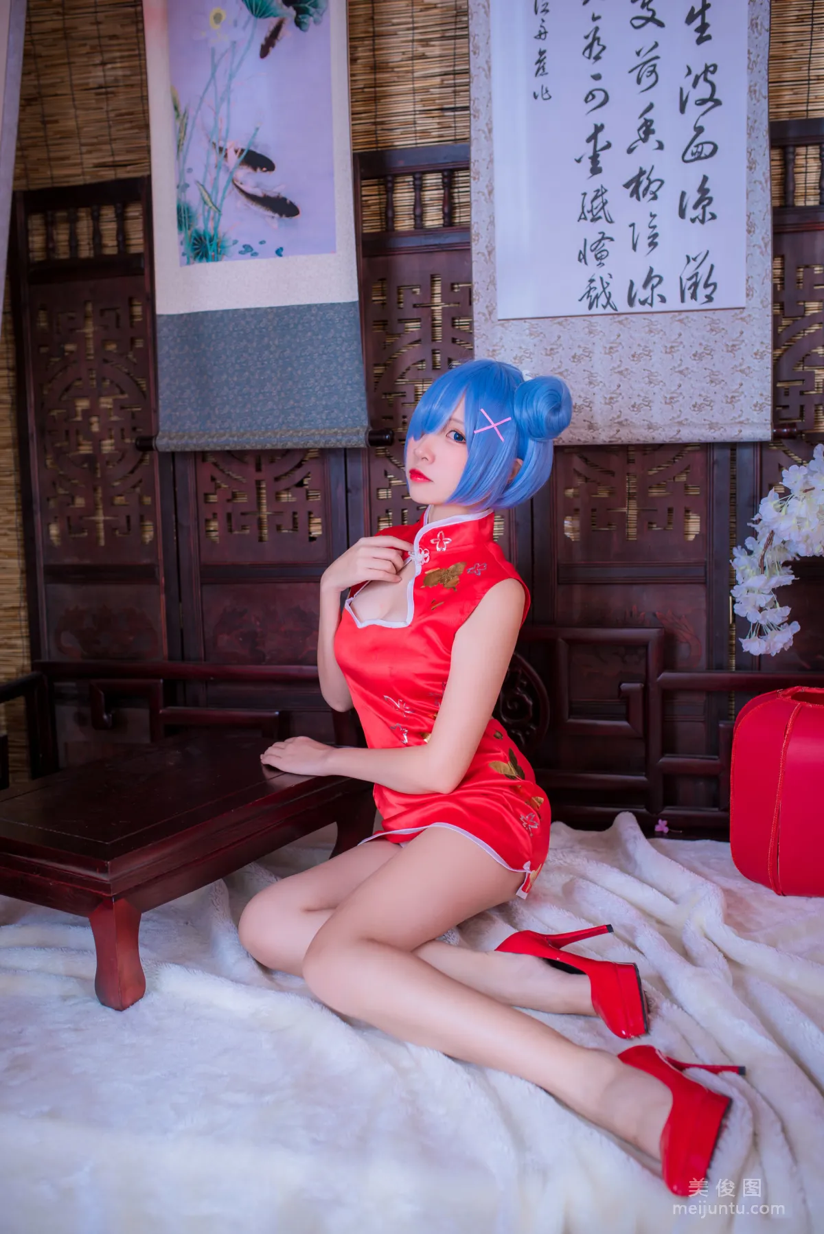 人氣Coser二佐Nisa 《蕾姆旗袍》 寫真集 23