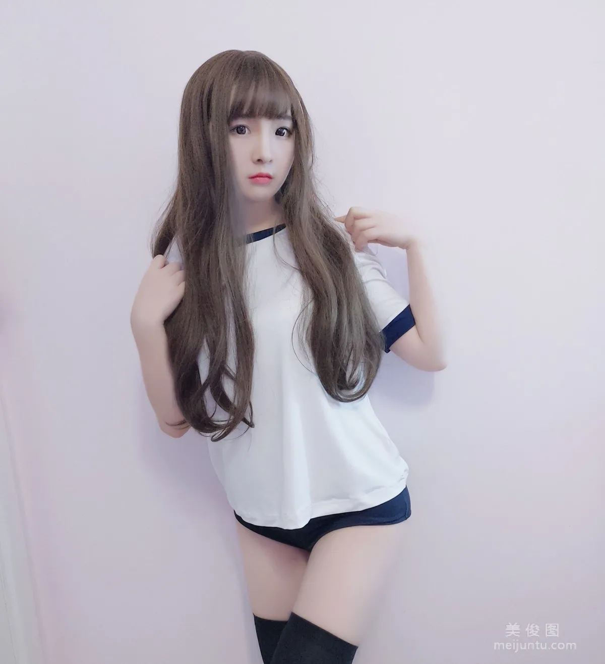 [Web Celebrity Coser] Guchuan kagura, Gymnastics Uniform, Photo Set photo 5